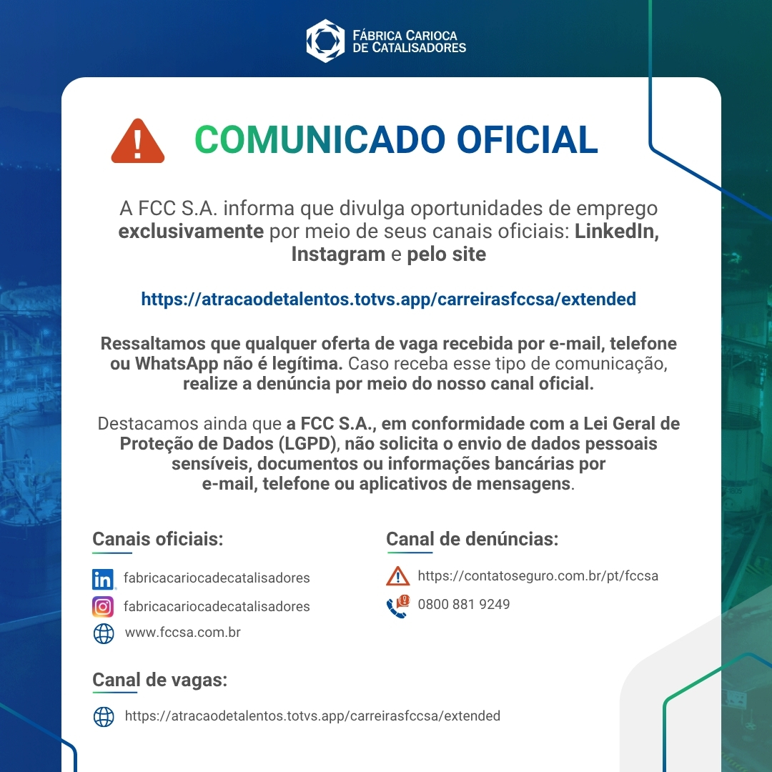 Comunicado Oficial